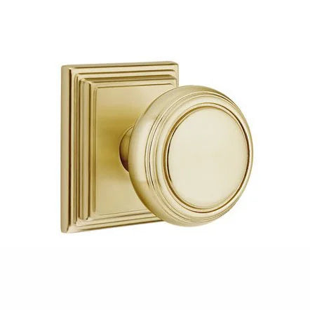 Emtek Norwich Door Knob with Wilshire Rose by Emtek