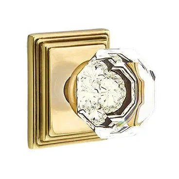 Emtek Old Town Door Knob with Wilshire Rose by Emtek