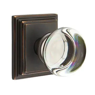 Emtek Providence Door Knob with Wilshire Rose by Emtek