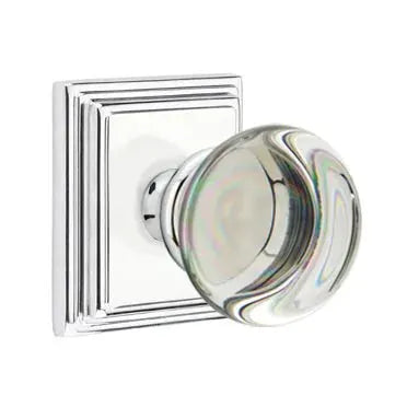Emtek Providence Door Knob with Wilshire Rose by Emtek