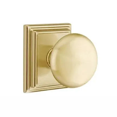 Emtek Providence Door Knob with Wilshire Rose by Emtek