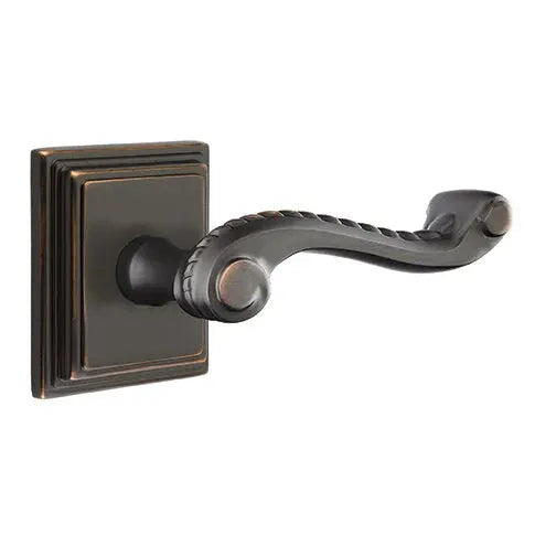 Emtek Rope Lever with Wilshire Rose by Emtek