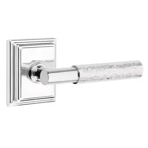 polished chrome lever