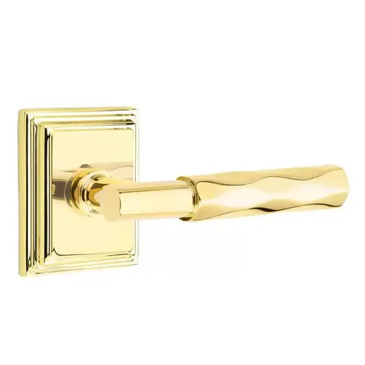 Emtek Tribeca Lever with T-Bar Stem and Wilshire Rose by Emtek