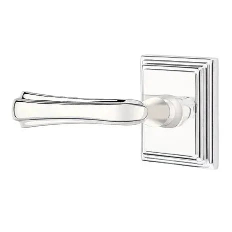 Emtek Wembley Lever with Wilshire Rose by Emtek