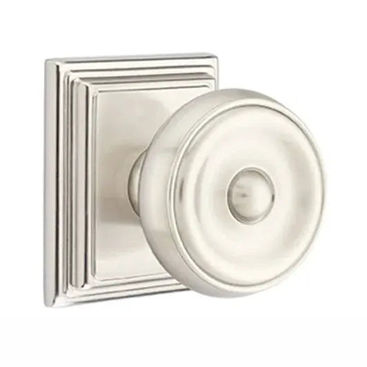 Emtek Waverly Door Knob with Wilshire Rose by Emtek