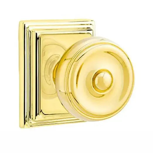 Emtek Waverly Door Knob with Wilshire Rose by Emtek