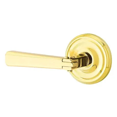 Emtek Arts and Crafts Door Lever with Regular Rose by Emtek