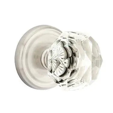 Emtek Diamond Door Knob with Regular Rose by Emtek