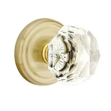 Emtek Diamond Door Knob with Regular Rose by Emtek