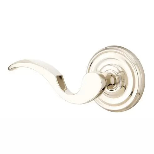 Emtek Cortina Door Lever with Regular Rose by Emtek