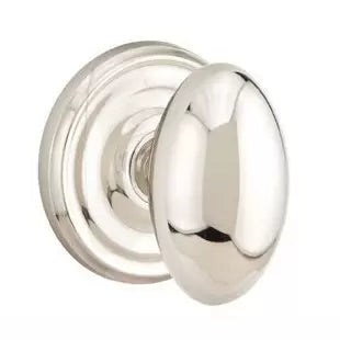 Emtek Egg Door Knob with Regular Rose by Emtek