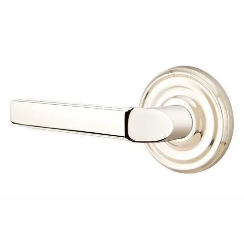 Emtek Milano Door Lever with Regular Rose by Emtek
