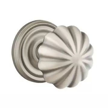Emtek Melon Door Knob with Regular Rose by Emtek