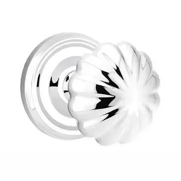 Emtek Melon Door Knob with Regular Rose by Emtek