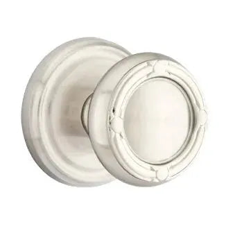 Emtek Ribbon and Reed Knob with Regular Rose by Emtek