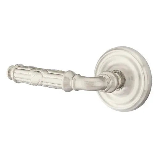 Emtek Ribbon and Reed Lever with Regular Rose by Emtek