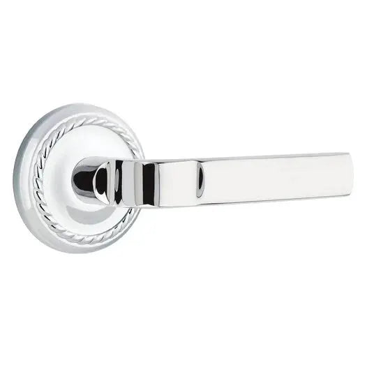 Emtek Aston Lever with Rope Rose by Emtek