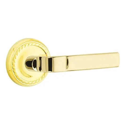 Emtek Aston Lever with Rope Rose by Emtek