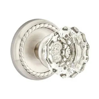 Emtek Astoria Door Knob with Rope Rose by Emtek