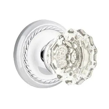 Emtek Astoria Door Knob with Rope Rose by Emtek