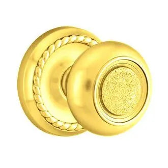 Emtek Belmont Knob with Rope Rose by Emtek