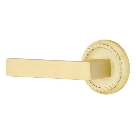 Emtek Dumont Lever with Rope Rose by Emtek