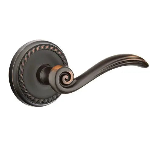 Emtek Elan Lever with Rope Rose by Emtek