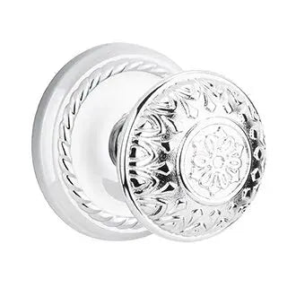 Emtek Lancaster Knob with Rope Rose by Emtek