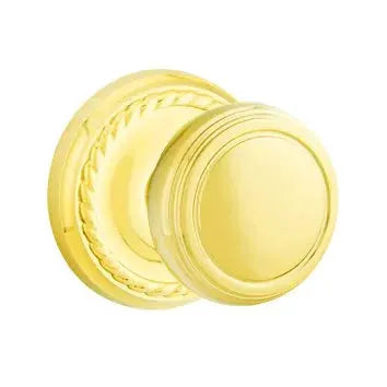 Emtek Norwich Door Knob with Rope Rose by Emtek
