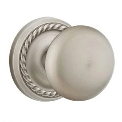 Emtek Providence Door Knob with Rope Rose by Emtek