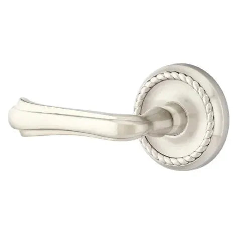 Emtek Wembley Lever with Rope Rose by Emtek
