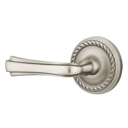 Emtek Wembley Lever with Rope Rose by Emtek