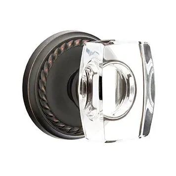 Emtek Windsor Door Knob with Rope Rose by Emtek