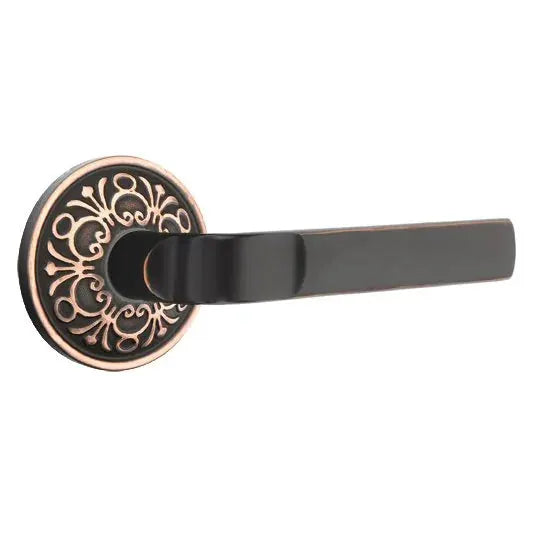 Emtek Aston Lever with Lancaster Rose by Emtek