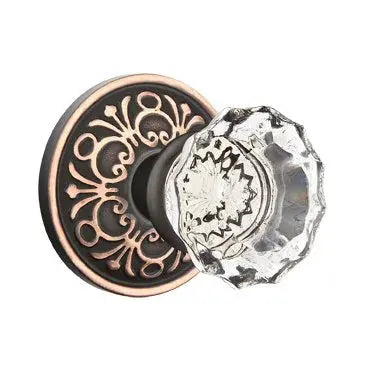 Emtek Astoria Door Knob with Lancaster Rose by Emtek