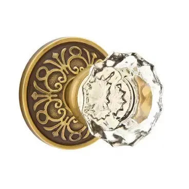 Emtek Astoria Door Knob with Lancaster Rose by Emtek