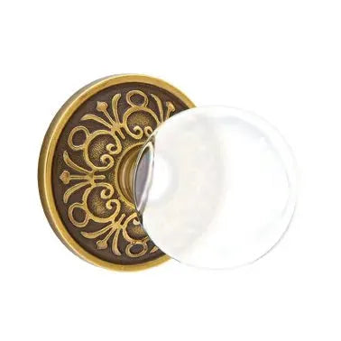 Emtek Bristol Door Knob with Lancaster Rose by Emtek