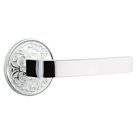 Emtek Breslin Lever with Lancaster Rose by Emtek
