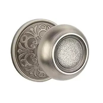 Emtek Belmont Knob with Lancaster Rose by Emtek