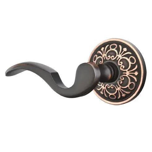 Emtek Cortina Door Lever with Lancaster Rose by Emtek