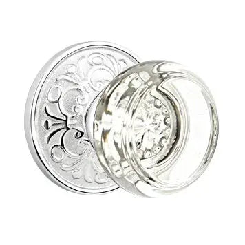 Emtek Georgetown Door Knob with Lancaster Rose by Emtek