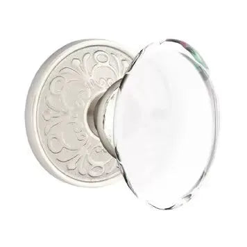 Emtek Hampton Door Knob with Lancaster Rose by Emtek
