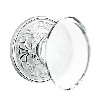 Emtek Hampton Door Knob with Lancaster Rose by Emtek