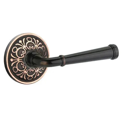 Emtek Merrimack Lever with Lancaster Rose by Emtek