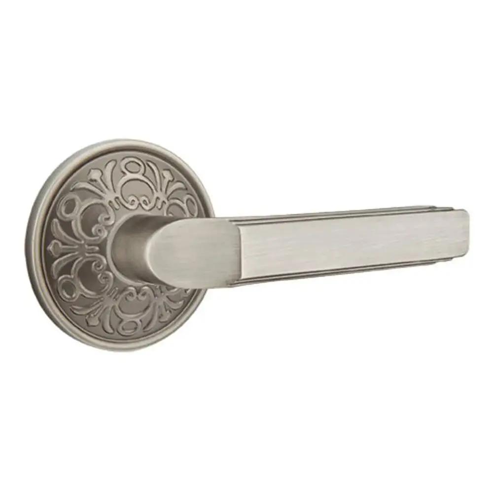 Emtek Milano Door Lever with Lancaster Rose by Emtek