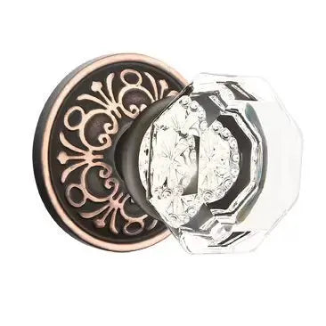 Emtek Old Town Door Knob with Lancaster Rose by Emtek