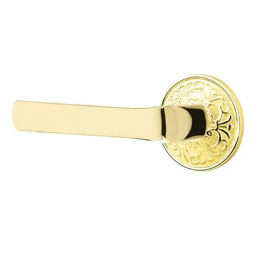 Emtek Spencer Lever with Lancaster Rose by Emtek