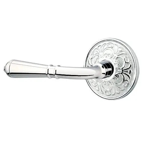 Emtek Turino Door Lever with Lancaster Rose by Emtek
