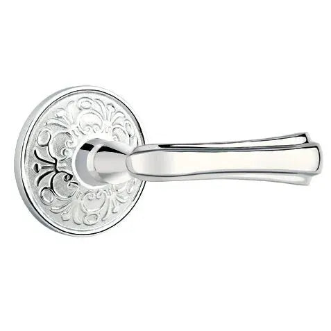 Emtek Wembley Lever with Lancaster Rose by Emtek